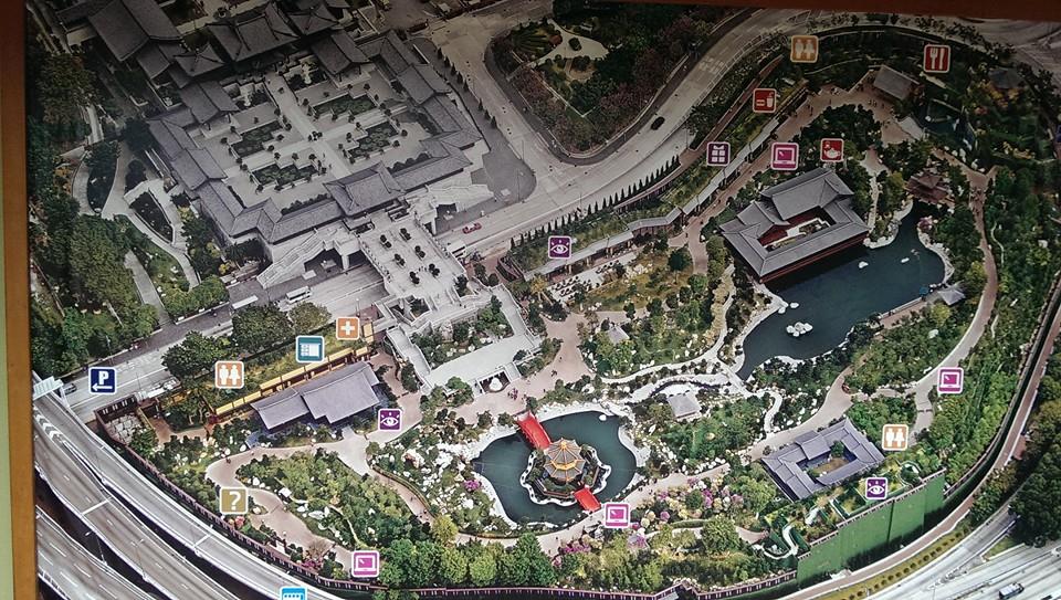 Map of Nan Lian Garden .